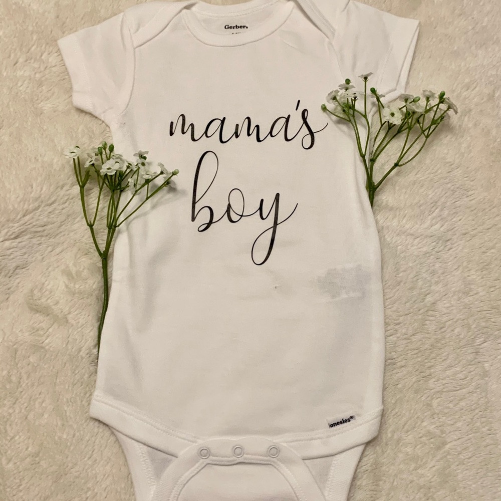 Mama’s Boy Onesie